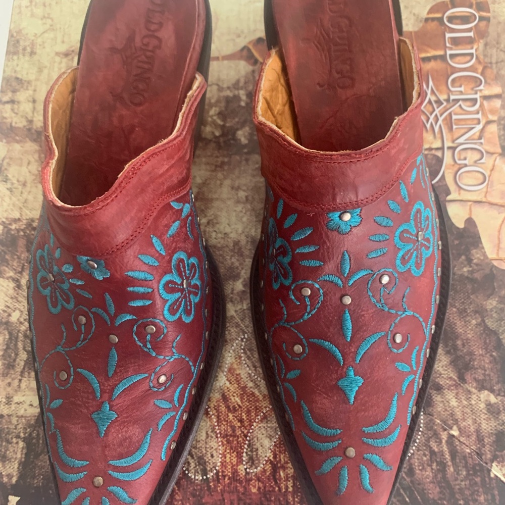 Old Gringo Amber Mule - Red